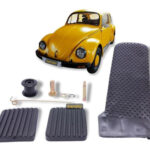 Kit Capa + Pedal Completo Fusca Brasília Variant Tl 1975/